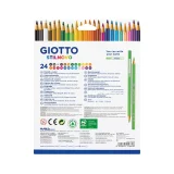 Giotto Stilnovo Colour Pencils (24pce)