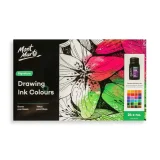 Mont Marte Drawing Ink Colours - 24x7ml
