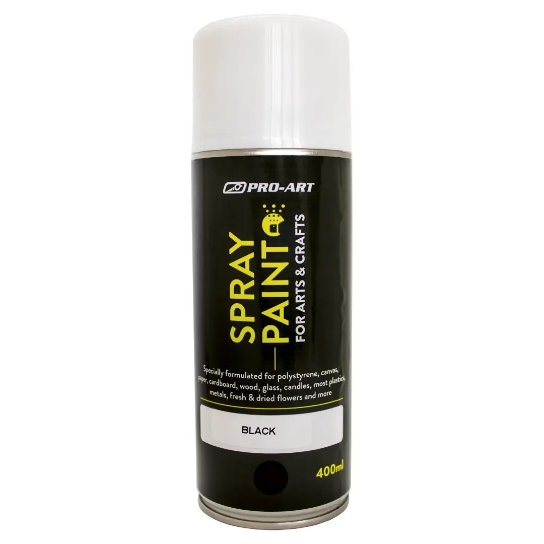 Pro-Art Spray Paint 400ml - Black