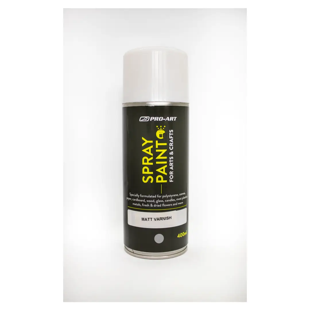 Pro-Art Spray Paint 400ml - Matt Varnish
