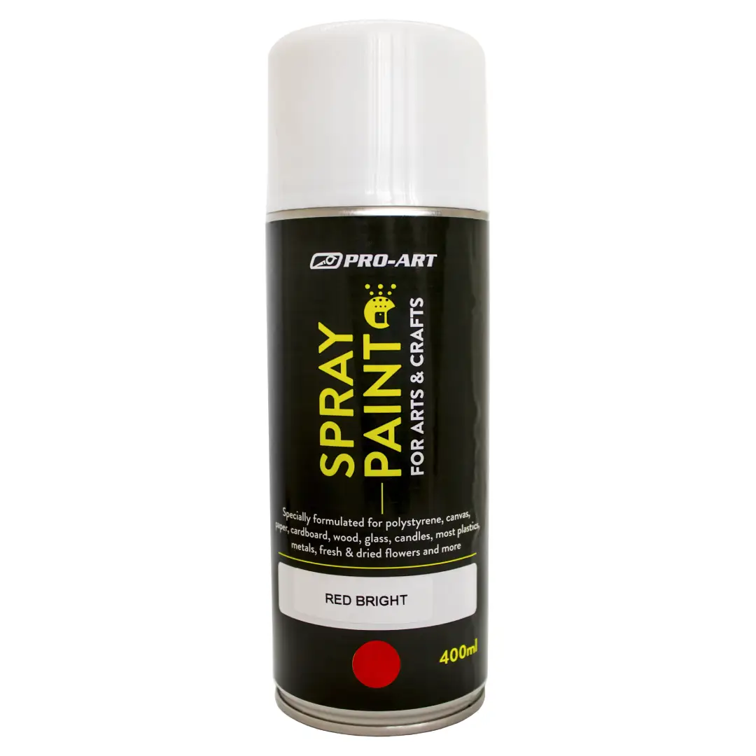 Pro-Art Spray Paint 400ml - Red Bright