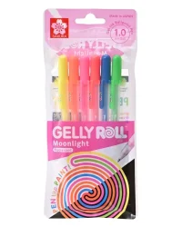 Sakura Gelly Roll Moonlight Fluro – 6 Piece