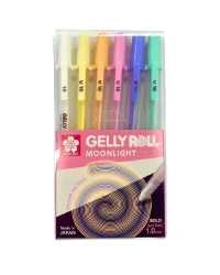 Sakura Gelly Roll Moonlight Pastel & White – 6 Piece
