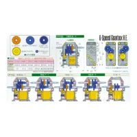 Tamiya 6-Speed Gearbox High Efficiency