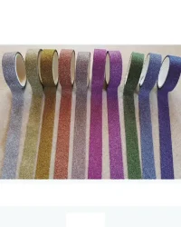 Washi Tape Plain Metallic – 15mm x 3m