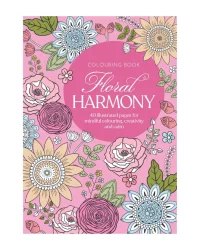 Adult Colouring Book – Floral Harmony