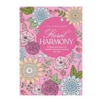 Adult Colouring Book – Floral Harmony