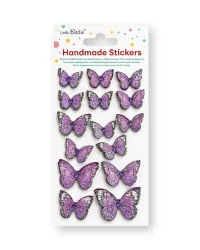 Butterflies 3D Jewel Purple – Little Birdie