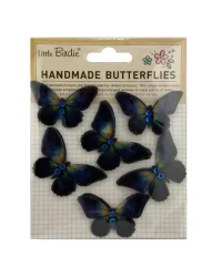Butterflies Graceful Wings Blue Orchid – Little Birdie
