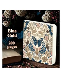 Butterfly Sketch Book – Blue & Gold