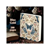 Butterfly Sketch Book – Blue & Gold