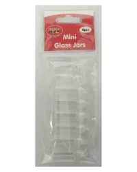 Crazy Crafts Mini Glass Jars – 8 Piece