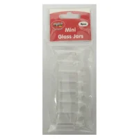 Crazy Crafts Mini Glass Jars – 8 Piece