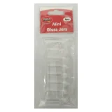 Crazy Crafts Mini Glass Jars - 8 Piece