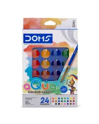 Doms Aqua Colour Cakes – 24 Shades