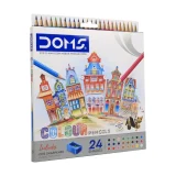Doms Colour Pencils - 24 Shades