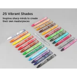 Doms Extra Long Wax Crayons - 24 + 1 Shades