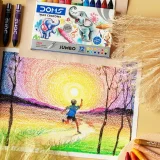 Doms Jumbo Wax Crayons - 12 + 1 Shades