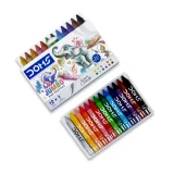 Doms Jumbo Wax Crayons - 12 + 1 Shades
