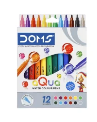 Doms Water Colour Pens – 12 Shades