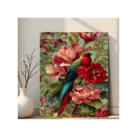Paint by Numbers – Bird & Flowers