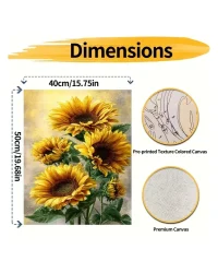 Paint by Numbers – Bouquet of Sunflowers