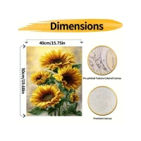 Paint by Numbers – Bouquet of Sunflowers