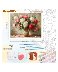 Paint by Numbers – Flowers in Vase
