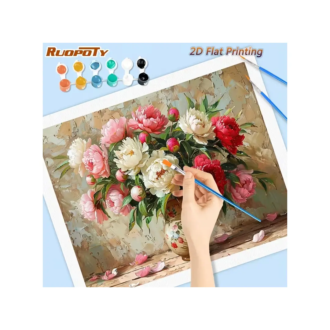 Paint by Numbers - Flowers in Vase