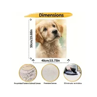 Paint by Numbers – Golden Retriever Pup