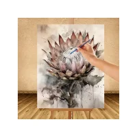 Paint by Numbers – King Protea
