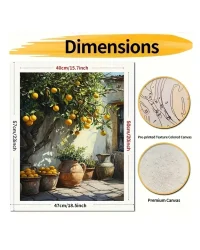 Paint by Numbers – Lemon Tree