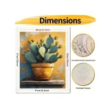 Paint by Numbers - Potted Cactus