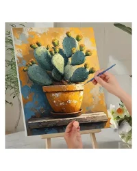 Paint by Numbers – Potted Cactus