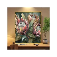 Paint by Numbers – Protea Bunch