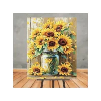 Paint by Numbers – Sunflowers in Jar