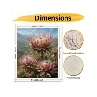Paint by Numbers – Three Proteas