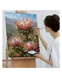 Paint by Numbers – Three Proteas
