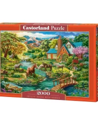 Puzzle – Idyllic House with Horses (2000pce)