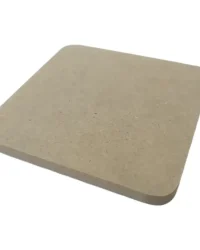 Wooden Square Filleted Coaster – 6mm