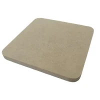 Wooden Square Filleted Coaster – 6mm