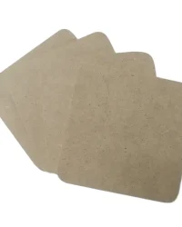 Wooden Square Filleted Coaster – 6mm