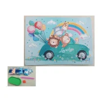 Animals in Car A5 – Dot Dazzle