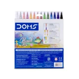 Doms Brush Pens - 12 + 2 Shades