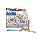 Doms Jumbo Wax Crayons - 24 + 2 Shades