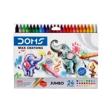 Doms Jumbo Wax Crayons - 24 + 2 Shades