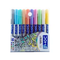 Doms Metallic Brush Pens – 10 Shades