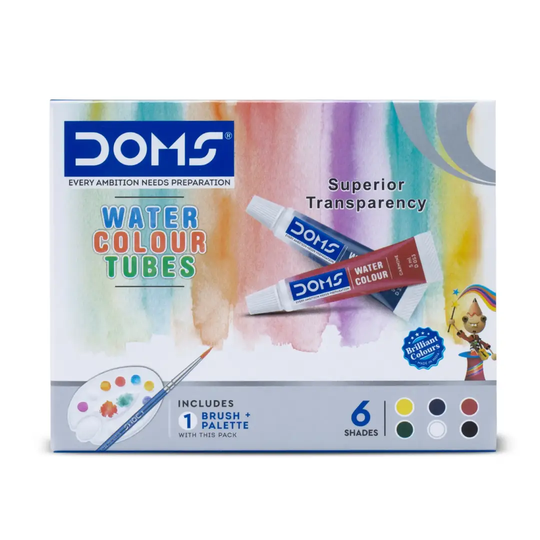 Doms Watercolour Tubes - 6 Shades