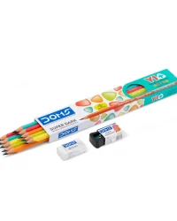 Doms Y1 Triangular Pencils – Super Dark HB