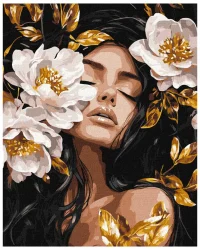 Paint by Numbers Ideyka – Flower Swirl
